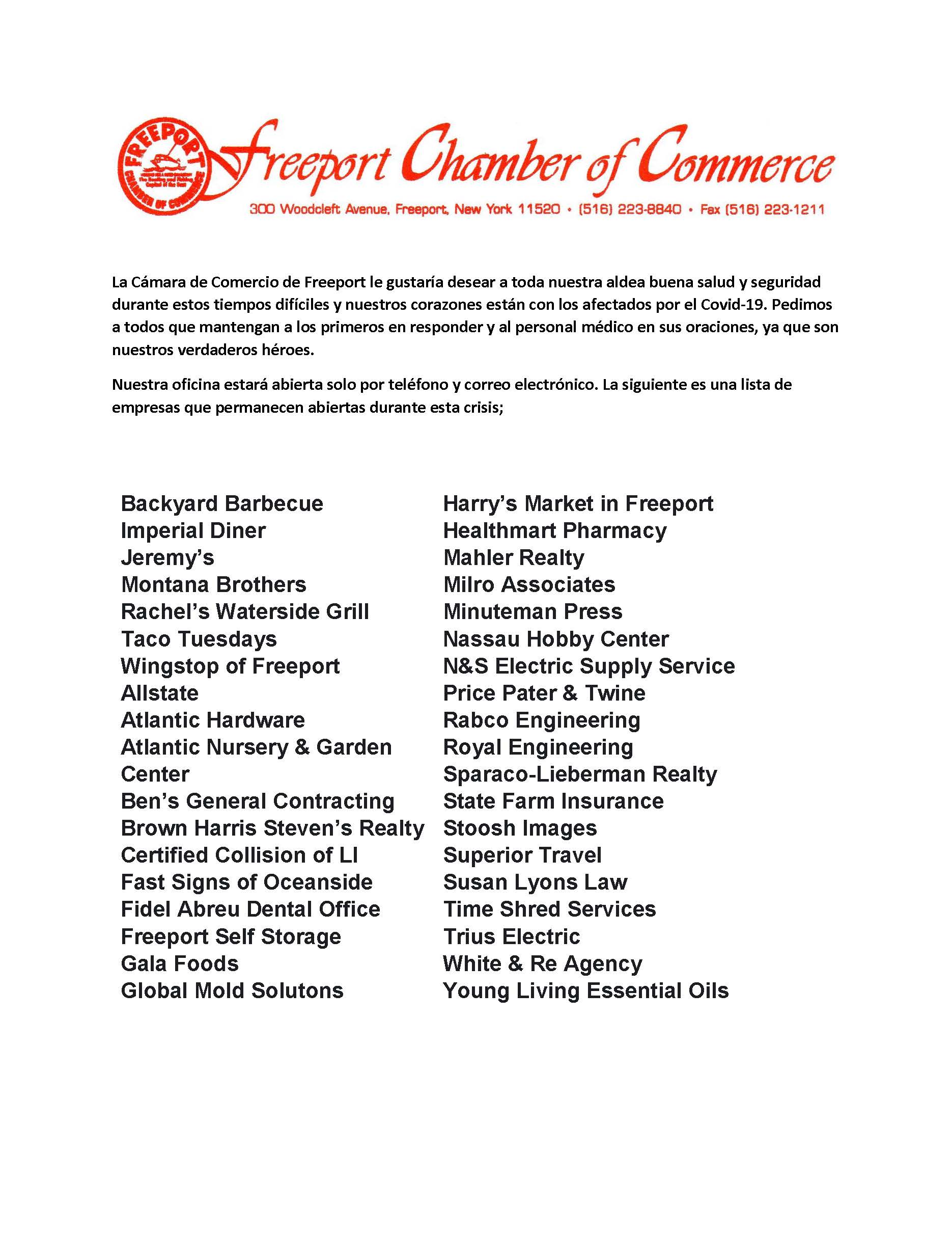 Chamber letter for Mayor_Spanish